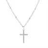 Pendant Necklaces Classic Retro Jesus Cross Necklace Charming Women's Choker Chain Fashion Ladies Christian Year Jewelry Gifts