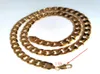 14k Solid Fine Gold Stamped GF 24in 10mm Slooth Men Mariner Chain Necklace3668445