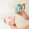 Mokken 3D reliëf mok keramische handgeschilderde hoge schoonheid koffiekopje mooie tulpenbekers drinkware ongebruikelijke thee kerstcadeau reizen