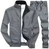 Mens Polysterswear Wool Gym Spring Jacketpants Casual Mens Sportswear 240428