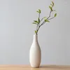 Vasen 1pc Zen Garten Minimalistische Vase weißer Keramik Porzellan Blume Hydroponic Container Home Hochzeitsdekoration Herzstück Herzstück