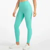 Herenpakken citroen ultra zachte hoge taille yogabroek sport dames 25 '' stretch nylon gym workout -leggings Geen front naad atletische panty