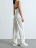 Kvinnors jeans houzhou vita kvinnor hög midja koreansk mode lös vintage denim byxor raka byxor spring casual woman kläder