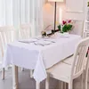 Rectangle Jacquard Wedding Table Cloth Polyester Damask Cover For Event Party el Decoration 240428