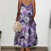 Robes décontractées robe d'été imprimé floral lycé