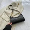 Sacs de soirée Brand Designer Patent Leather Alligator Pattern Women's Women's Bag Sac Fashion Crossbody Hobos Handbag 2024 Tendance