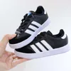 Chaussures pour enfants Sneakers Designer Casual Running Toddlers Preschool Athletic Boys Girls Children Youth Shoe Runner Gum Trainers Black White Taille 24-37 Q29L #