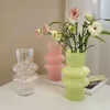 Vaso de vidro INS para flores vaso decorativo moderno para decoração de quarto garrafa de vidro para planta hidropônica Decoração de casamento 240422
