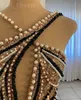 2024 Aso Ebi Altın Deniz Kızı Balo Dress İnciler Akşam Görüşürlü İzin Partisi İkinci Doğum Günü Nişan Elbiseleri Elbise Robe De Soiree ZJ36