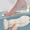Frauen Socken Schnittbare Innensohle weiche Memory-Schaum-Einlegesole hohe Heel-Schuhe Anti-Schlupf-Komfort Atmungsfreie Fußpflege Massage Schuhpolster