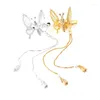 Brooches Butterfly Hairpin Hairdress de style ancienne étape de filet