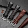 Bands de montres Sangle d'extrémité incurvée de haute qualité BL9002-37 05A BT0001-12E 01A avec 20 mm 22 mm ceinture de bétail marron noir adaptée aux citoyens Q240430