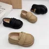 Kinderschoenen meisjes schoenen pu lederen jongens en meisjes kleding schoenen Brits stijl jongens loafers meisjes prinses schoenen kinderen schoenen 240429