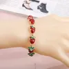 Strand Big Strawberry Red Fruit Armband Fashion Trends Kvinnor Vackert smycken Alla hjärtans dag födelsedagspresent