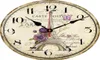 Настенные часы 14 -дюймовые парижские часы vintagecountryfrench башня круглая деревянная семейная декора