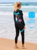Women's Swimwear SBART Women Wetsuit Swimwears Diving Suits Snorkeling Swimsuit Jellyfish Sunscreen Elastic Zipper Rash Guard