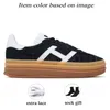 gazelles Platform Designer Women Gazelle Bold Sports Shoes Pink Blue Burst Green【code ：L】Gum Black White Girls Womens Sneakers Trainers