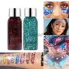 NG8G Corpo Glitter Face Jóias Jóias Sombros de Pigmmento Pigmmento Face olho Glitter Lrepin Gel Eye Skin Shiny Face Festival Cosmético Glitter D240503