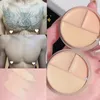 3 Colors Face Contour Concealer Palette Moisturizing Full Coverage Acne Spot Dark Circles Tattoo Cream Makeup Cosmetic 240430