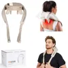Mebak N1 Massager для шеи и шейного плеча с нагревательной массажной подушкой для задних ног талия мышечная массажная шаль 240430