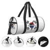 Outdoor -Taschen Taekwondo Koreanische Fitnessstation Martial Art Weekend Sports mit Schuhen Reise Custom Handtasche Bunte Fitness für Paar