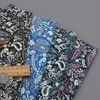 Materiał Paisley Fabric w stylu etnicznym nerkowym kwiat bawełniany bawełniany tkanina ręcznie robiona koszula tkanina tkaniny o pół metra D240503