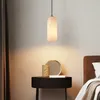 Lustres marbre lustre léger luxe cuivre el salon restaurant bar chambre étude de lit de chevet