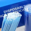 Nouveaux 100pcs / boîte Micro-pinceau dentaire matériaux jetables applicateurs dentes applicateurs de dents buccales Hygiène Care Floss Interdentation pour micro dentaire