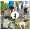 Penga de perros Poop Bag Backer Zipper Carrier de perrito Dispensador de residuos Paches portátil Potty transportando con carabin