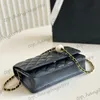 Lady Real Leather Double Pearl Balls quiltade WOC -väskor kalvskinn Classic Mini Flap Diamond Lattice Turn Lock Card Holder Purse Justerbar band Crossbody Wallet 20cm