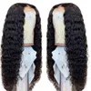 26 pouces à 150% de densité Wig Wig 13x4 Brésilien en dentelle transparente brésilienne Perruques de cheveux humains pré-cueillis Remy Human Hair Wigs