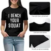 Damespolo's I Benen je squat t-shirt schattige kleding shirts grafische T-stukken tops t voor dames