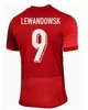 Polônia 2024 Jerseys de futebol Lewandowski Away 24 25 Polska seleção nacional Milik Piszczek Piatek Grosicki Krychowiak Zielinski Camisa de futebol Kit Men