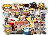 50pcslot Anime Naruto Stickers Vinyl Waterdichte sticker voor laptopauto's Motorfiets Skateboard Bagage Trendy Decals Sticker2985737