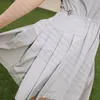 Vêtements de gymnase Golf Couleur solide pour femmes Robe décontractée en ajustement avec la taille de revers minceur à manches courtes à manches longues longues
