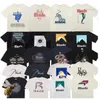 Kolekcja letnia Rhude Tshirt Mens T-shirts Oversize Tees Polos ciężki materiał para sukienka najwyższej jakości koszulka sqrz