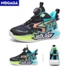 Four Seasons Kids Basketball Shoes Boys Sneakers Non Slip Childrens Training Athletic Outdoor Sport Size 3040 240416