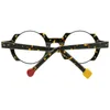 Zonnebrillen Frames rond onregelmatig frame Hip-hop Punk Style Decoratieve bril kunnen worden gecombineerd met leesglazen