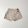 Шорты 22316 Детка летняя одежда 2024 in ins хлопок и юбка для девочек для белья короткая досуга пуговица Mori.