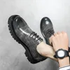 Повседневная обувь Lihuamao Oxford для мужчин Дерби брог