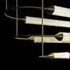 Clips blancs artistiques LED Gold Chrome Black Designer Lampes suspendues suspension Luminaire Pendant Light For Dinning Room