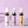 Body Glitter Body Glitter Shimmer Face and Body Highlighter Pulver mit Schwammkopf High Fairy Glitter Sparkle Pulver hellt Make -up Stick D240503 auf