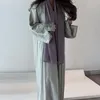 Этническая одежда мода саудовская арабская мусульманин -мусульманин Абайя для женщин вышивка кафтана платье Рамадан Длинные платья