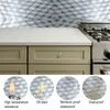 Keuken backsplash wallpaper peel en stick aluminium folie contactpapier zelfklevende oliedichte T wandsticker voor aanrecht 240429