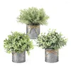 Decorative Flowers 3pcs Materials Vibrant And Durable Farmhouse Decoration For Tabletop Centerpieces Highly