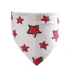 Dog Apparel Star Pattern Pet Cat Bandana Collar Neckerchief Triangle Neck Scarf Saliva Towel Fashion Accessories