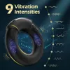 Vibration Penis Hahnring mit thermischer Verzögerung Endoskop Vibrator Erwachsener Sexspielzeug Männlich längerer Erektion 240430