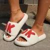 Slippers Summer Bedroom Slides Soft White Women's Indoor Outdoor Thick House Platform Fashion Non Slip Ladies Sandals