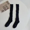 Women Socks JK Lolita Stockings Girls Solid Color Long Japanes Style School Students Cute Knee