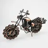 Figuras decorativas de 21 cm Motor retro Motor retro Bronce Decoración de metal hecha a mano Propósito Vintage Decoración del hogar Figura de juguete para niños Iron Boy